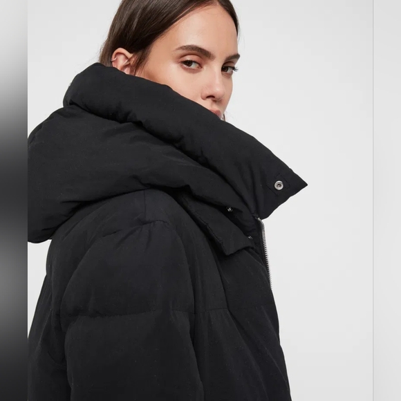 All Saints Ester Puffer Parka Coat - Picture 9 of 15